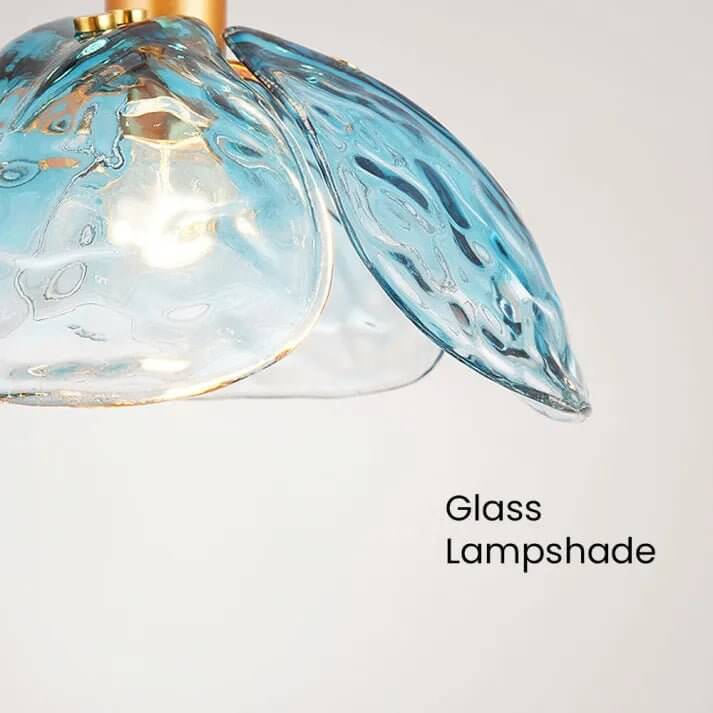 Hængelampe med blomsterblad - Elegant natlampe