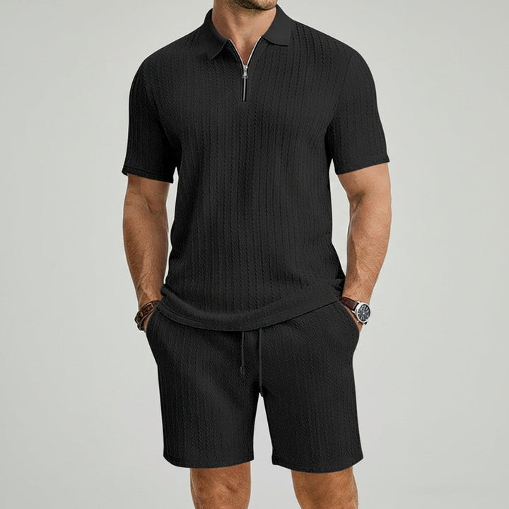 Cross-border European-size Best-selling Mens Summer Plaid