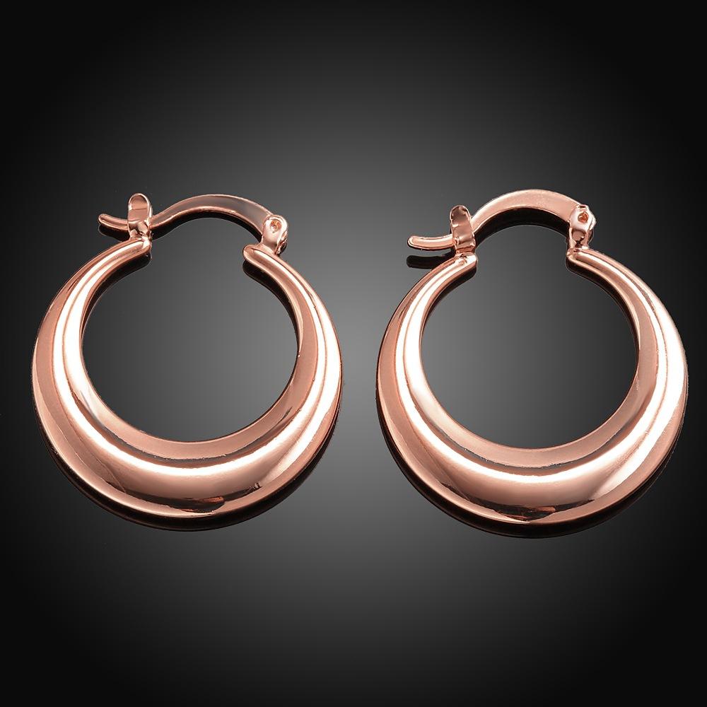 Fashionable Exaggerated Hoop Earrings