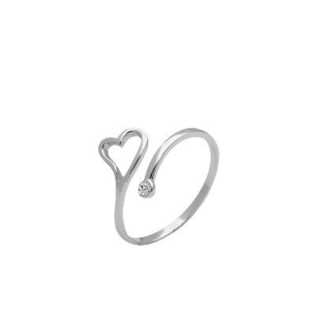 Loving-Heart Open-End Ring For Women
