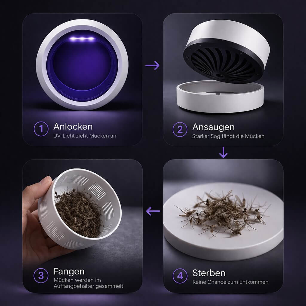 Frugtfluefælde | UV-lampe til myg til indendørs og udendørs brug | Myggefælder | Insectra