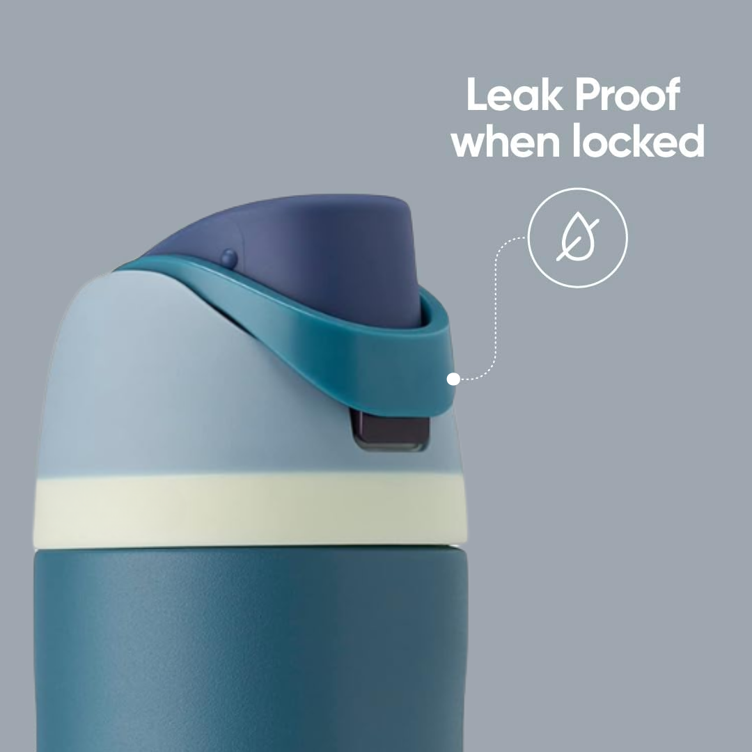 LeakProof - isoleret drikkedunk i rustfrit stål med sugerør | perfekt hydrering
