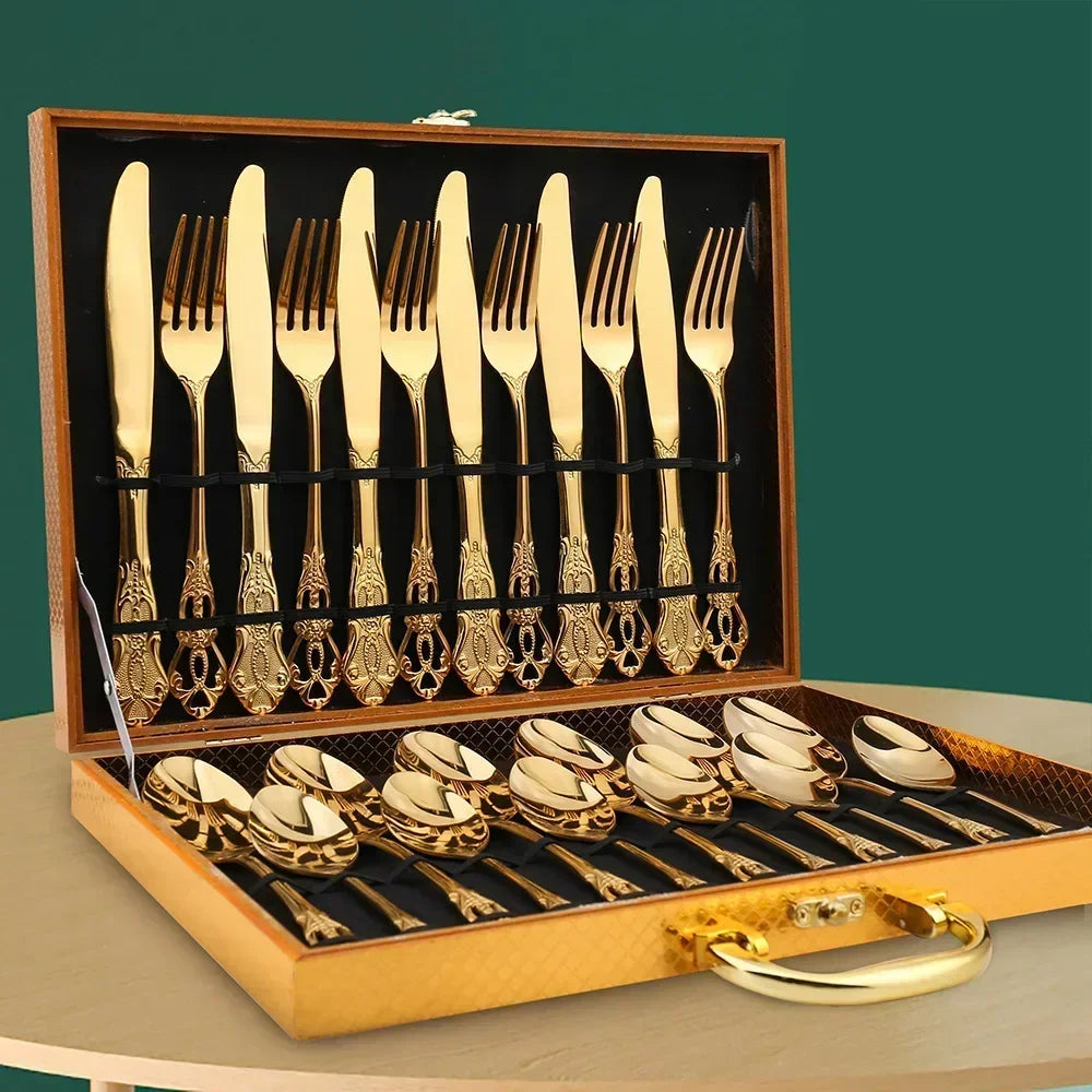 RoyalCutlery luksus bestiksæt med 24 dele