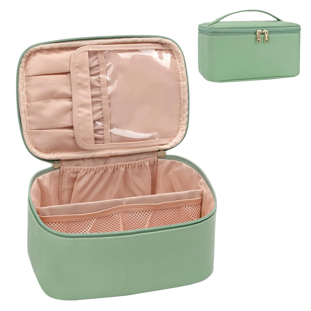Bærbar Makeup-Organizer med Skillevægge