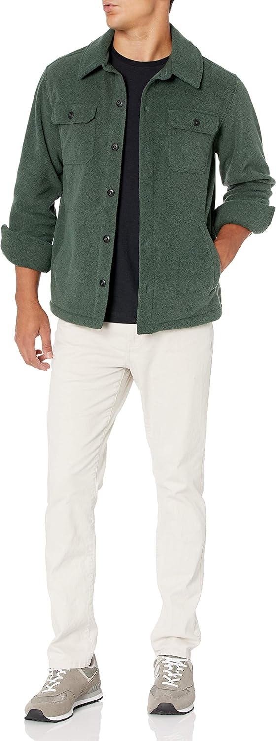 Fleece-overshirt til herrer til foråret 2026 – Max