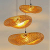 Håndflettet bambuslampe i boho-stil