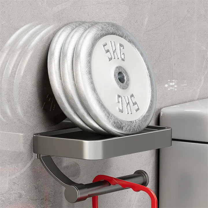 Toiletrulleholder med hylde – Stalux
