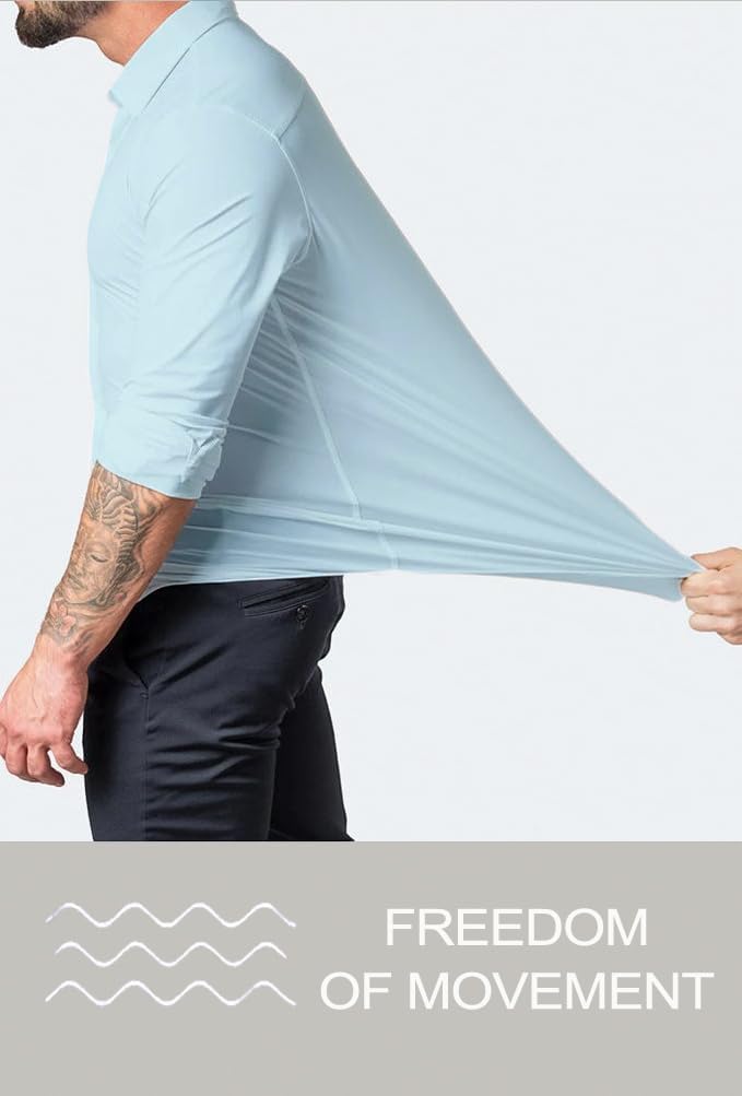 Slim fit-herreskjorte til foråret 2026 – strygefri – David