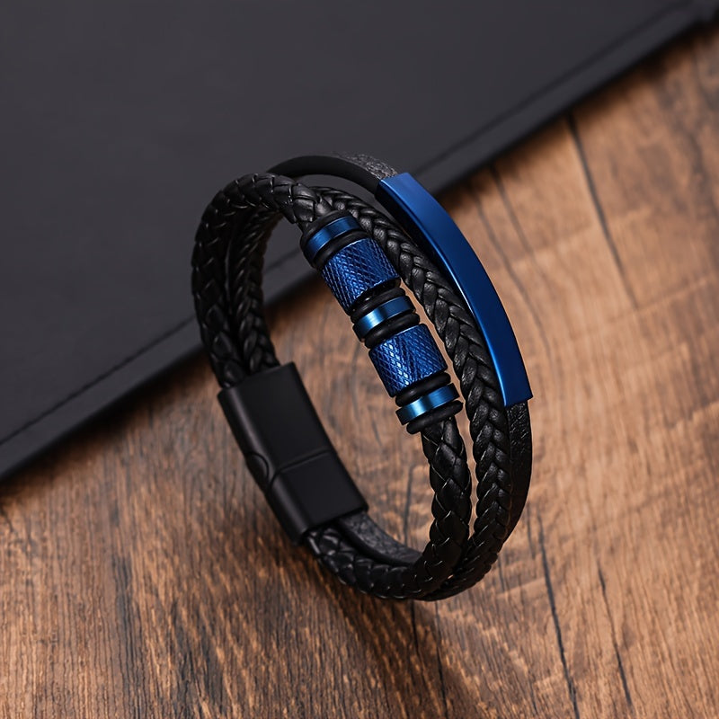Herrearmbånd | Flettet design | Magnetisk lukning