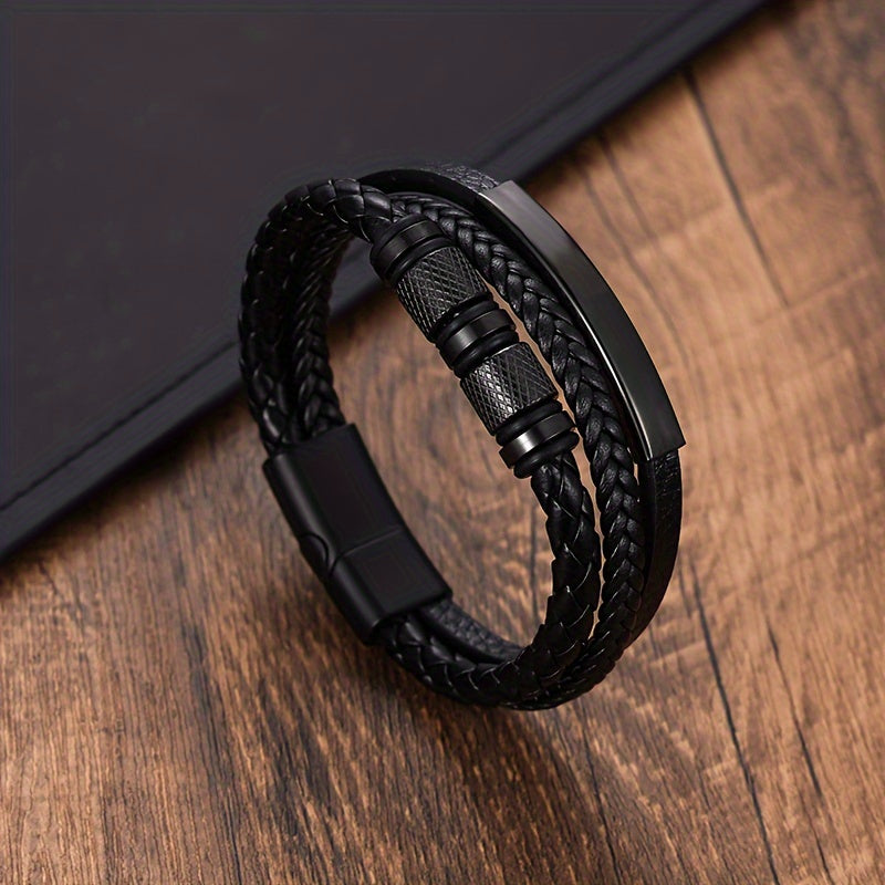Herrearmbånd | Flettet design | Magnetisk lukning