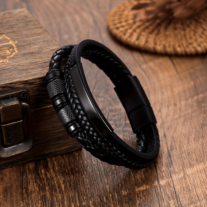 Herrearmbånd | Flettet design | Magnetisk lukning