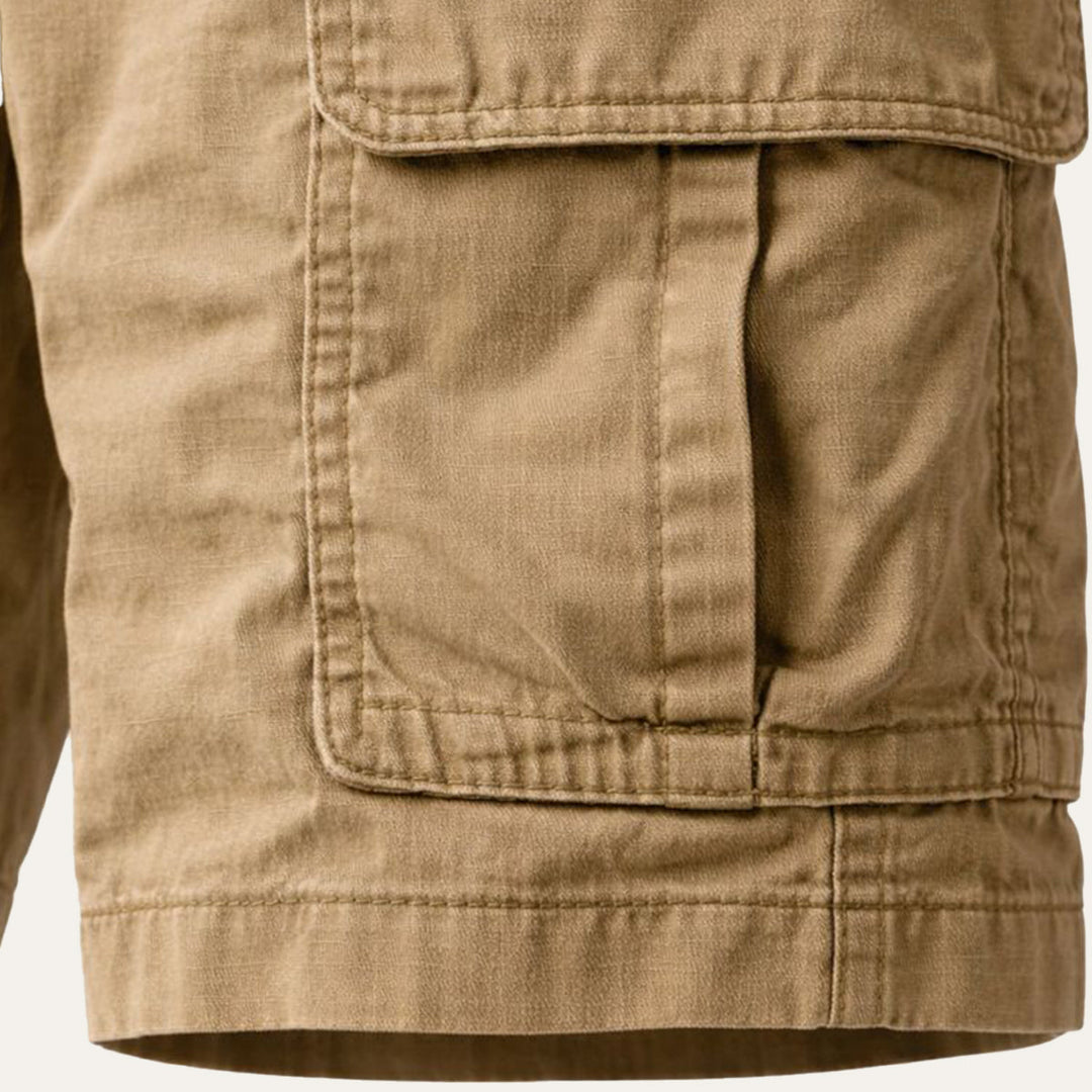 Cargoshorts til herrer med klaplommer