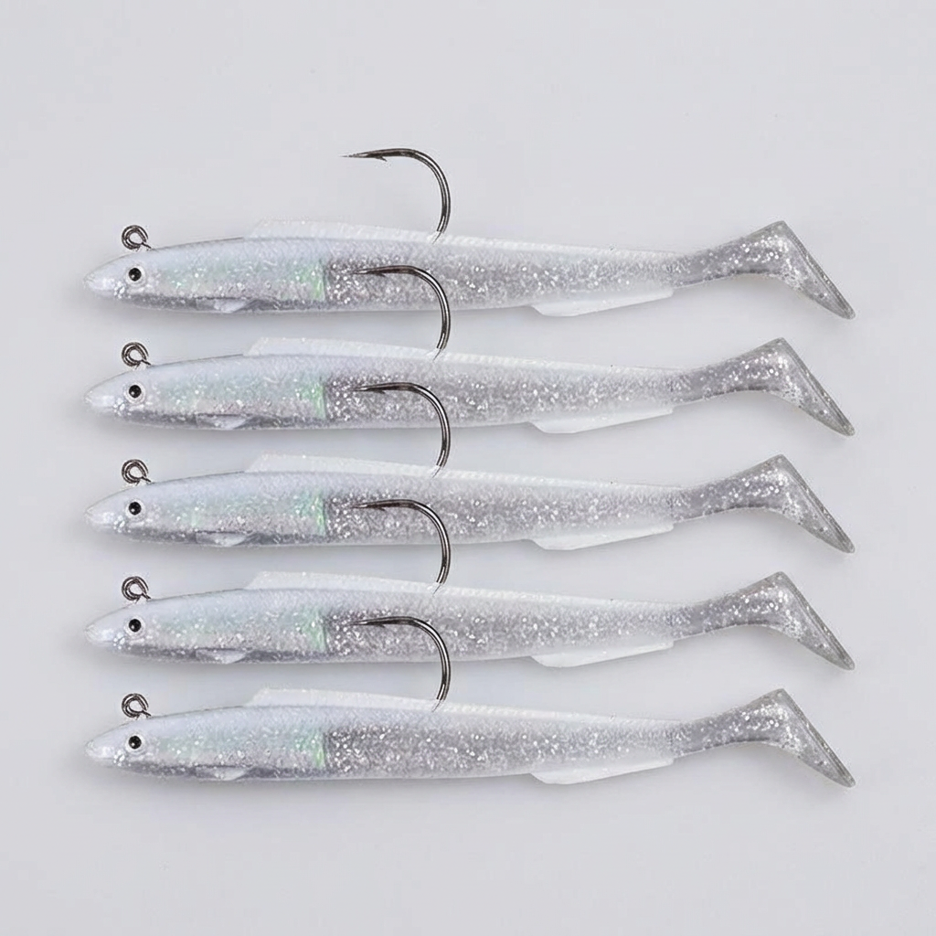 Bass & Pike Swimbait med Bly Jig Hoved