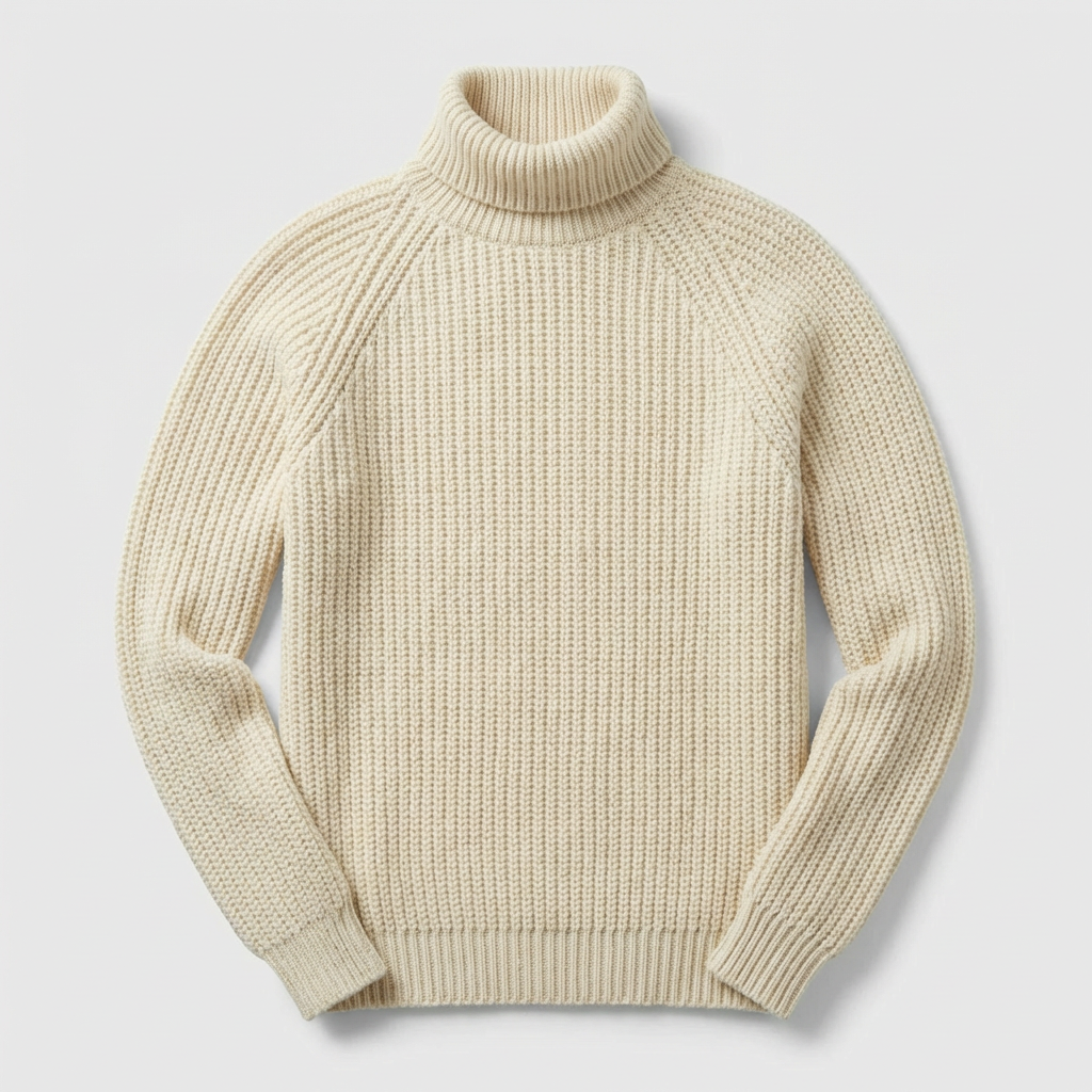 Herre Turtleneck Breisel Vintertrøje