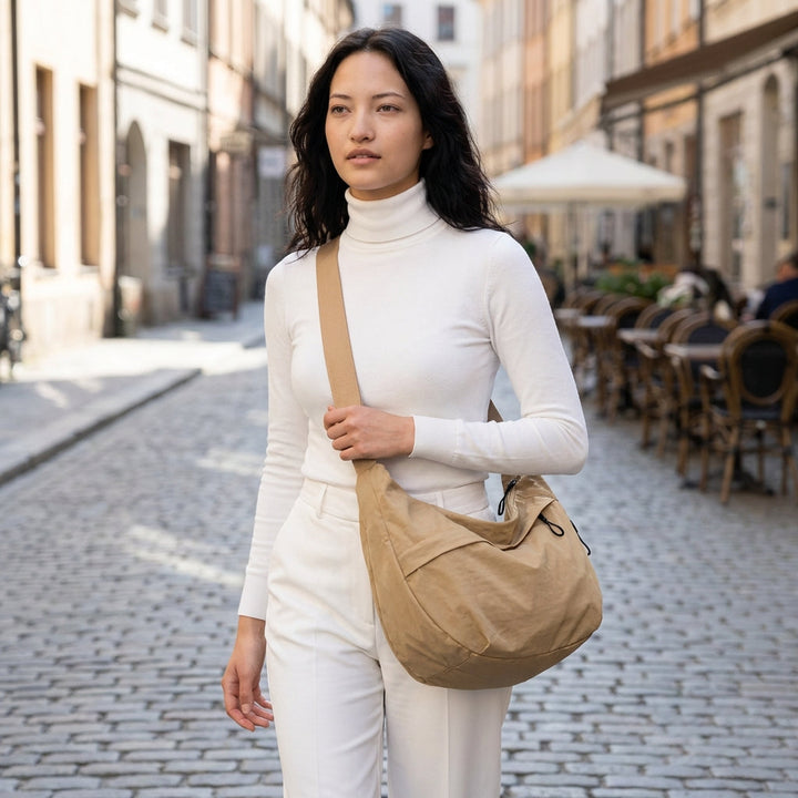 Kvinders Crescent Crossbody Taske