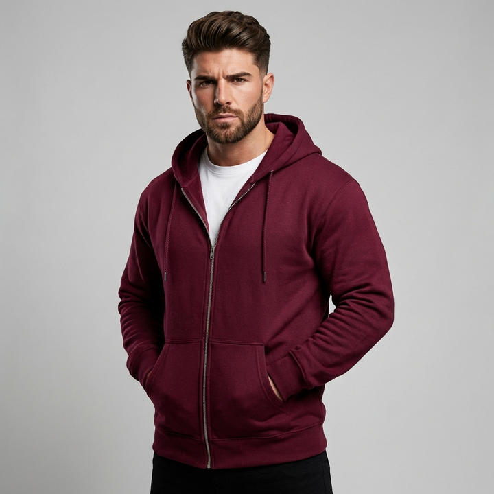 Mænds Full-Zip Hoodie