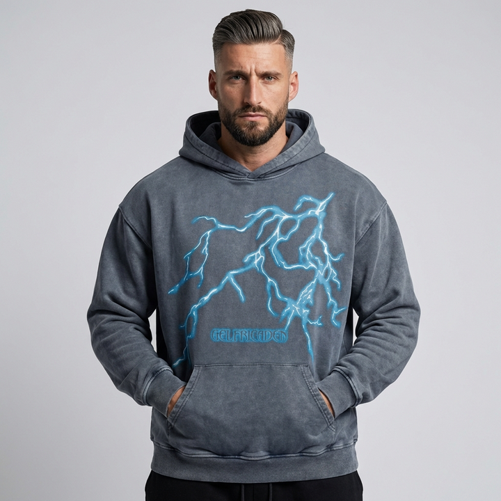 Unisex Oversized Grafisk Hoodie 3D Print