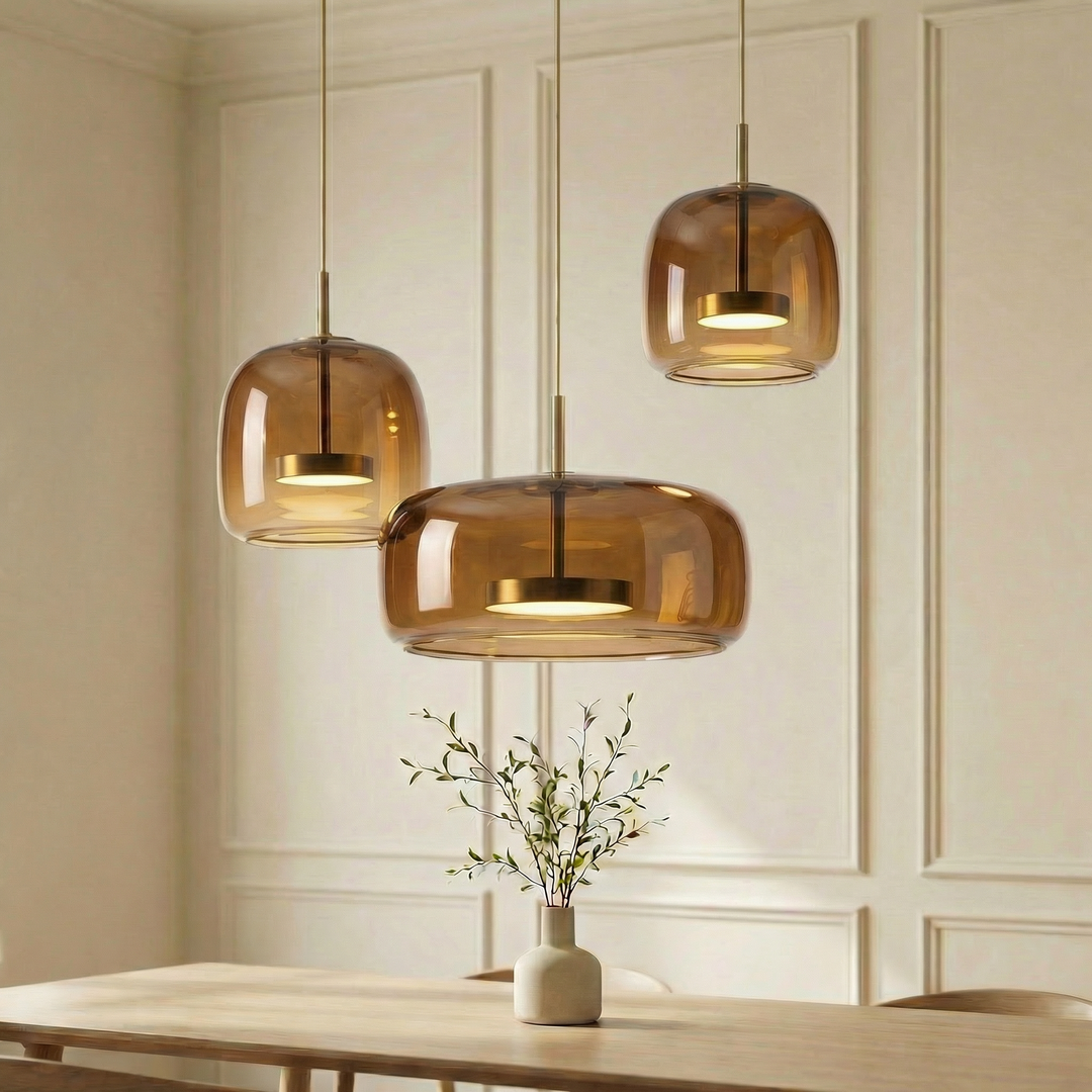 Astrid - Moderne nordisk pendel i glas