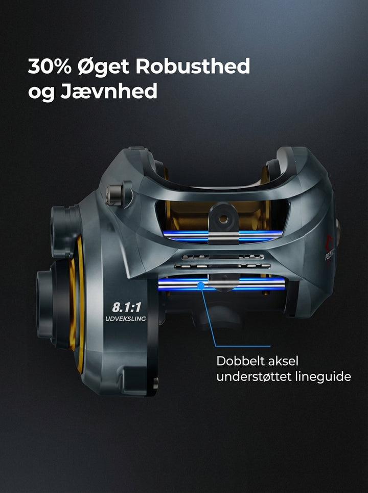 Lage-profil Baitcasting Rol