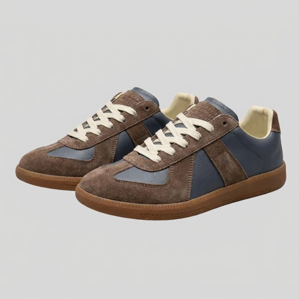 Herre Retro Platform Sneakers