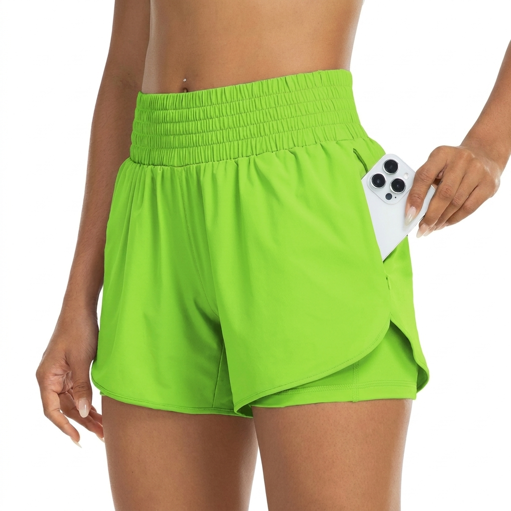 Hurtigtørrende yogashorts til kvinder