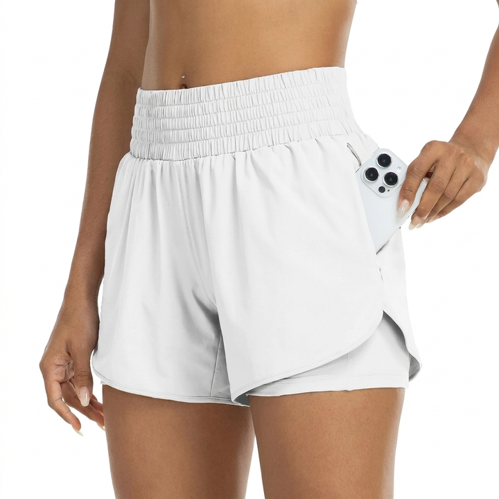 Hurtigtørrende yogashorts til kvinder