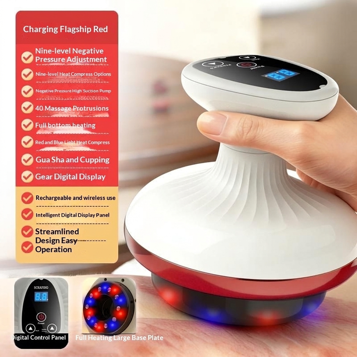 Elektrisk Gua Sha Bræt Massager