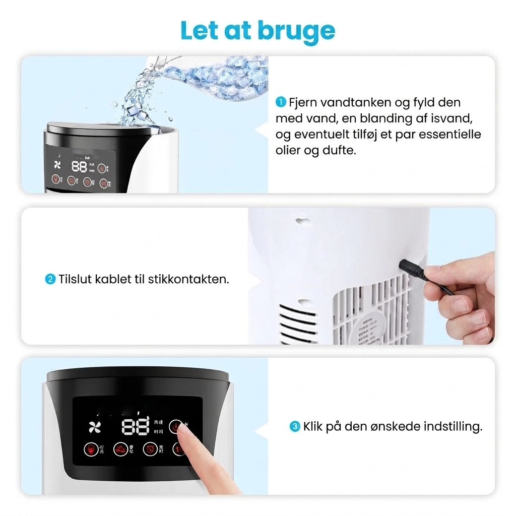Bærbar USB Mini Luftkøler