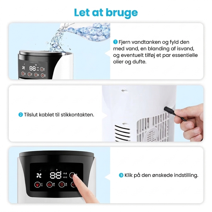Bærbar USB Mini Luftkøler