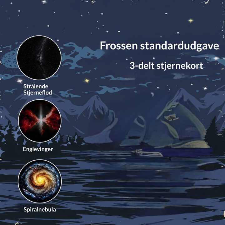 USB-natlampe med Stjernehimmelprojektor