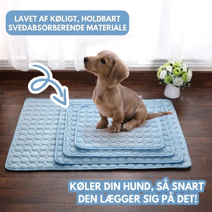 Skridsikker kølemåtte til kæledyr
