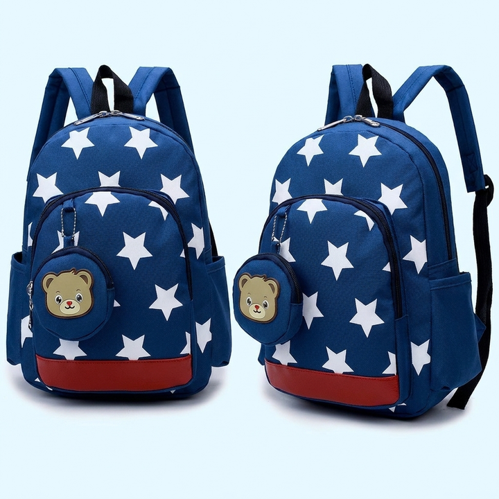 Sød Børnehaverygsæk med Bjørnemotiv