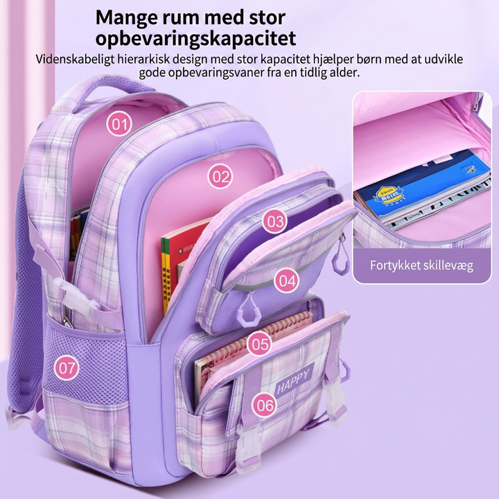 Skolerygsæk til Piger
