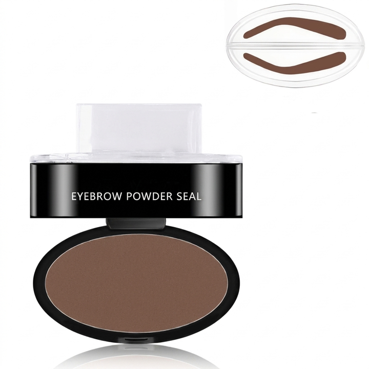 Øjenbryn Pulver Stempel & Skabelon Makeup Sæt