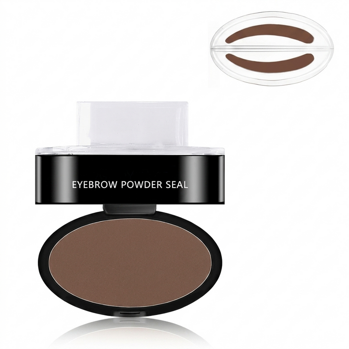 Øjenbryn Pulver Stempel & Skabelon Makeup Sæt