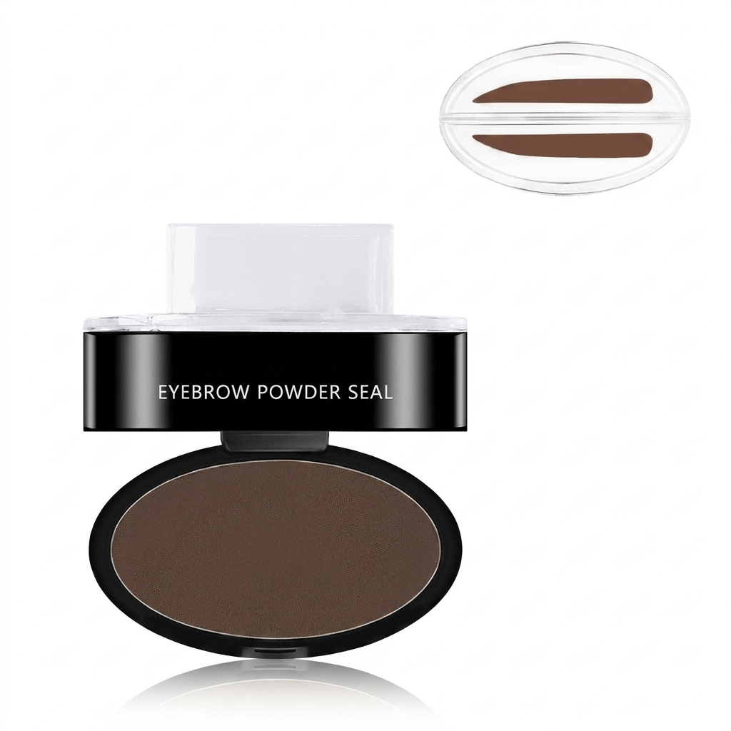 Øjenbryn Pulver Stempel & Skabelon Makeup Sæt