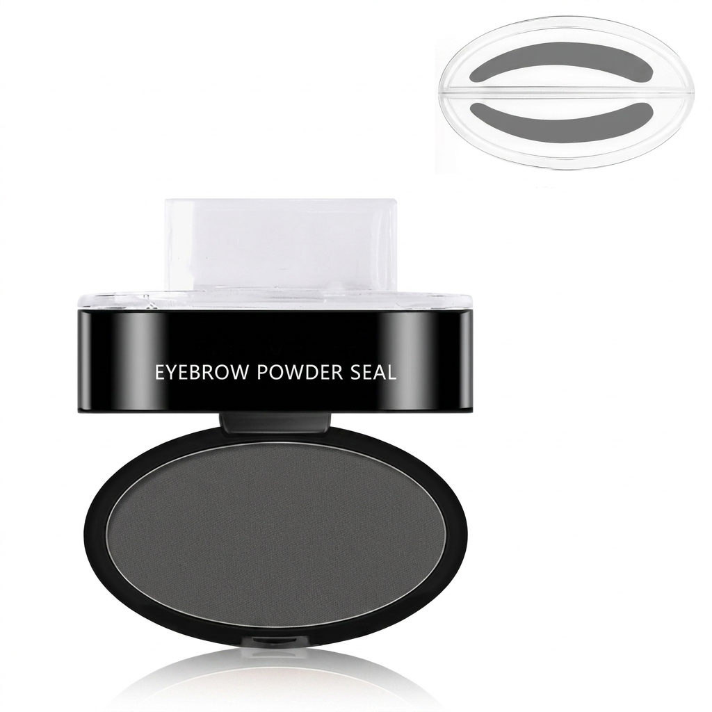 Øjenbryn Pulver Stempel & Skabelon Makeup Sæt