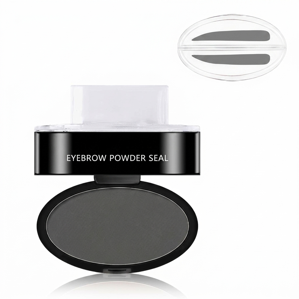 Øjenbryn Pulver Stempel & Skabelon Makeup Sæt