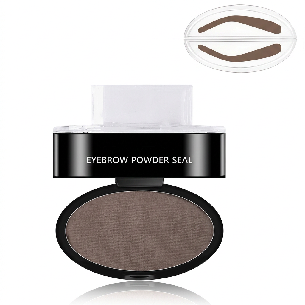 Øjenbryn Pulver Stempel & Skabelon Makeup Sæt