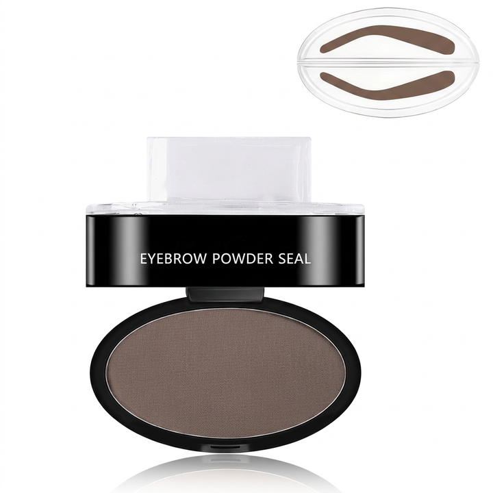 Øjenbryn Pulver Stempel & Skabelon Makeup Sæt