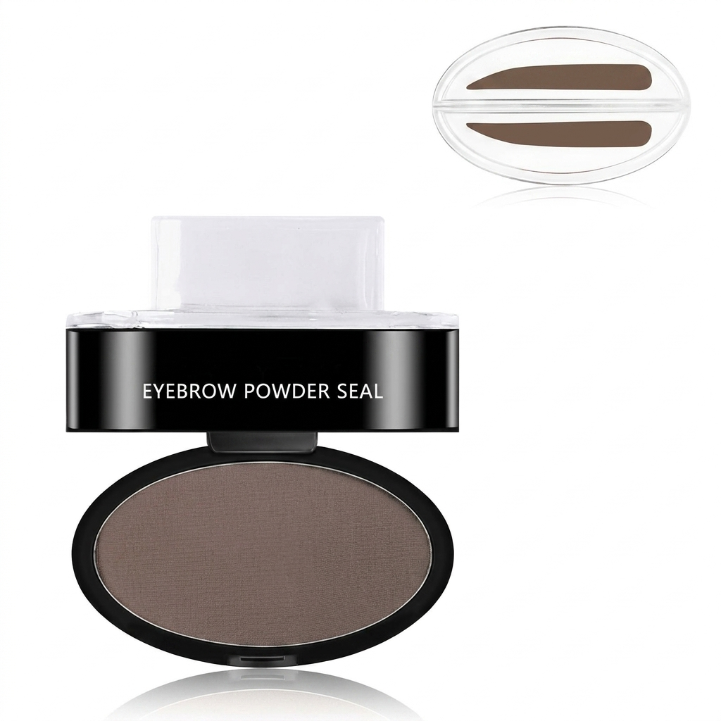 Øjenbryn Pulver Stempel & Skabelon Makeup Sæt