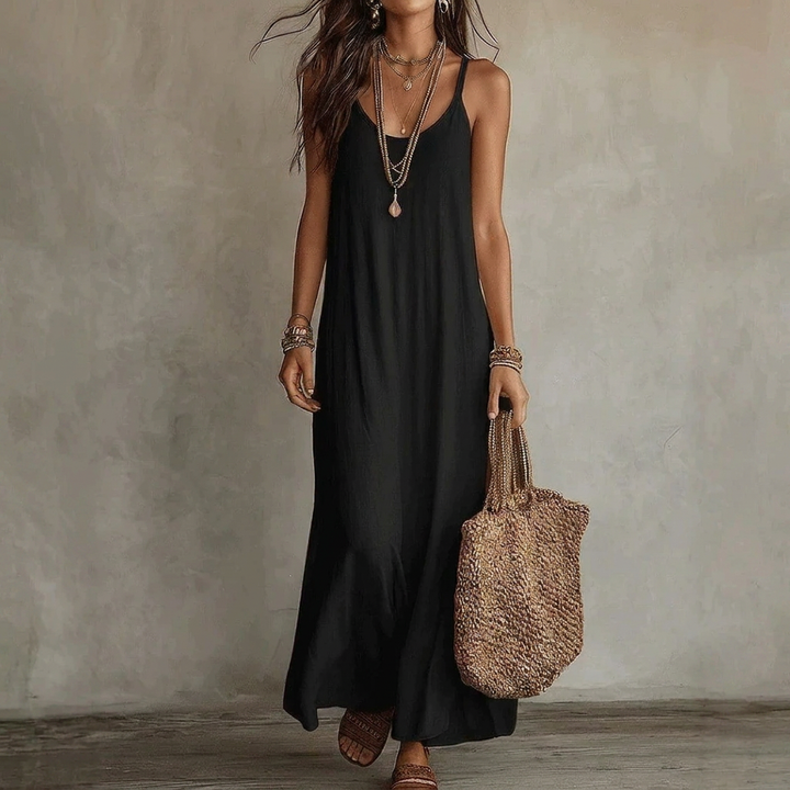 Kvinders Boheme Loose-Fit Cami Maxi Kjole