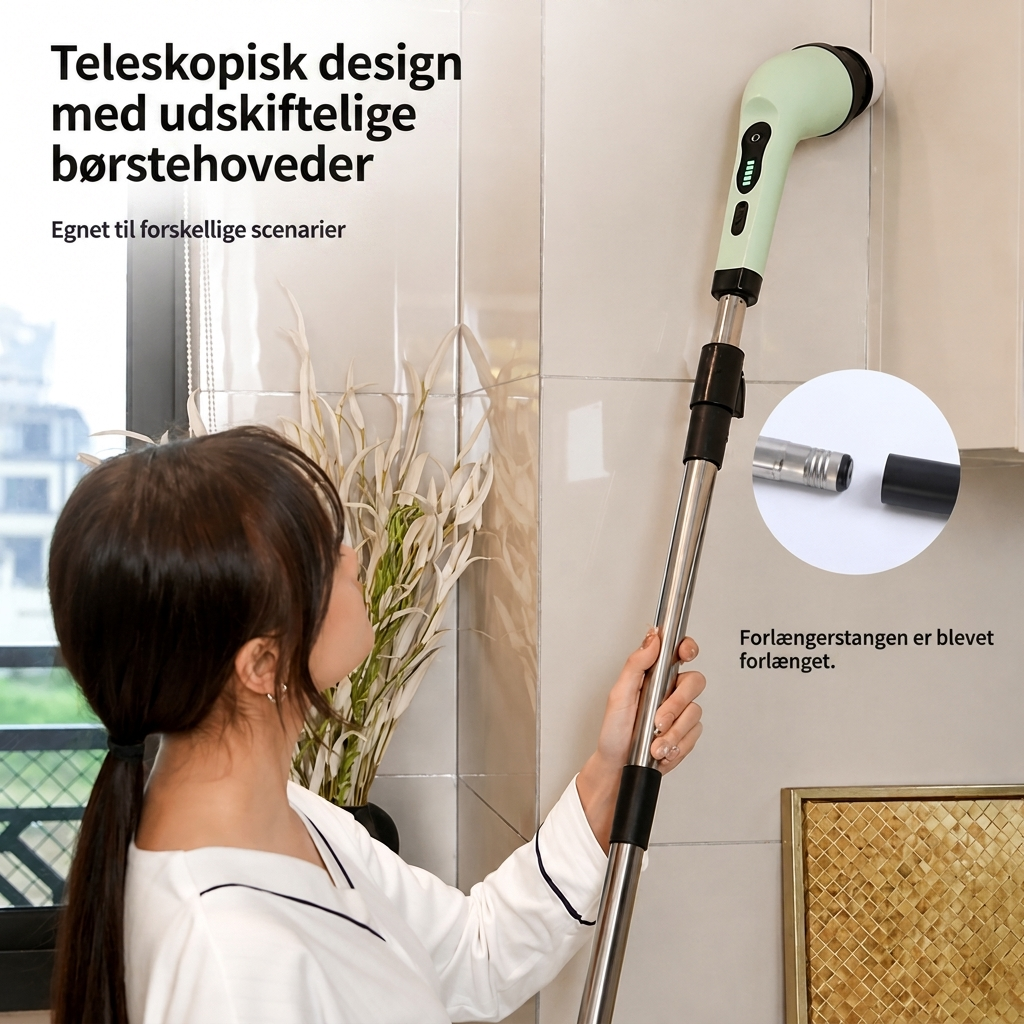 Elektrisk Rengøringsbørste