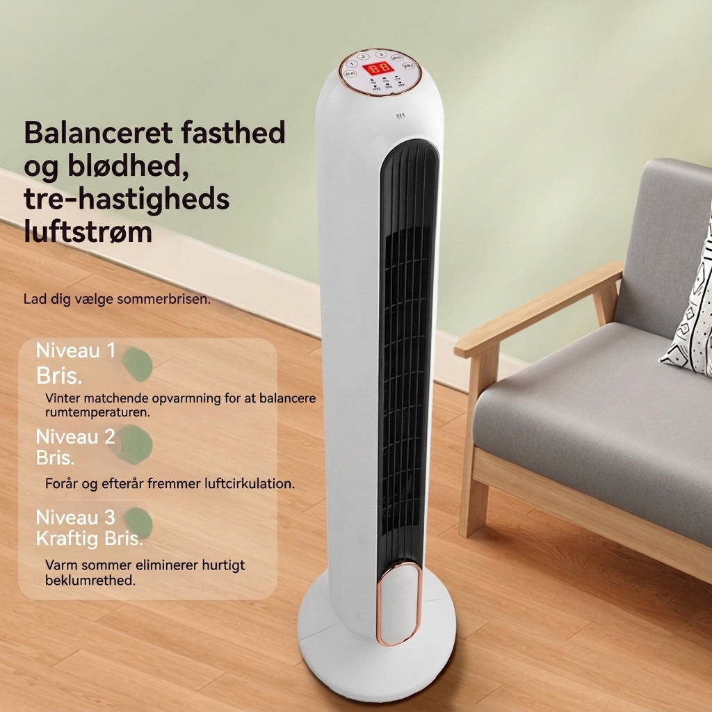 Smart tårnventilator uden rotorblade