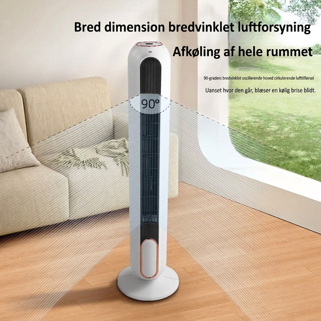 Smart tårnventilator uden rotorblade