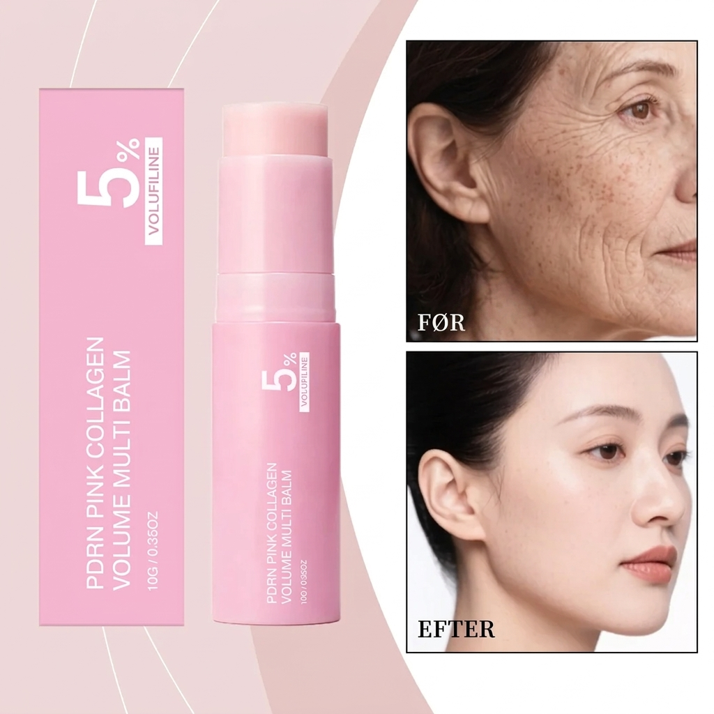 PDRN Lyserød Collagen Volume Multi Balm Stick