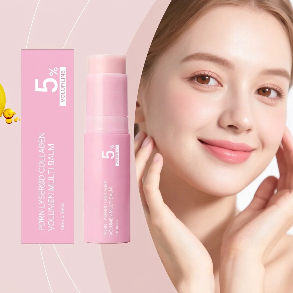 PDRN Lyserød Collagen Volume Multi Balm Stick