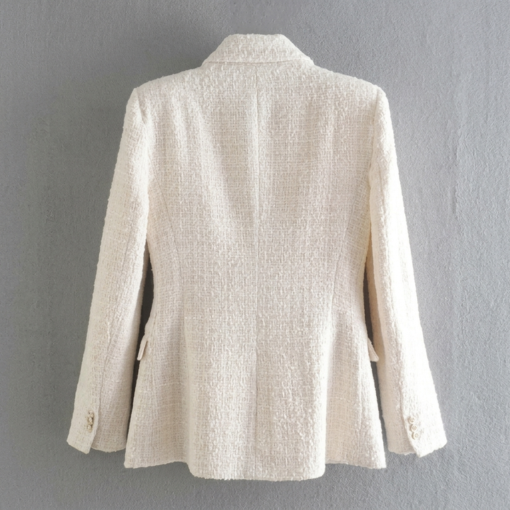 Angel - Elegant Tweed Blazer til Kvinder