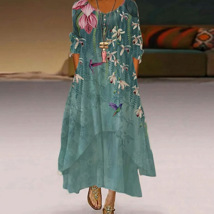 Kvinder Elegant Bomulds Kjole