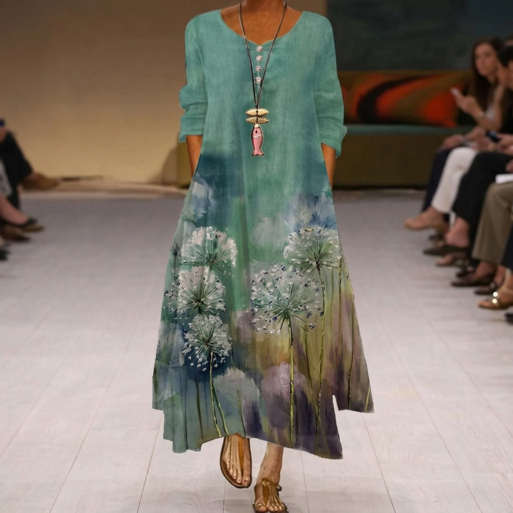 Kvinder Elegant Bomulds Kjole